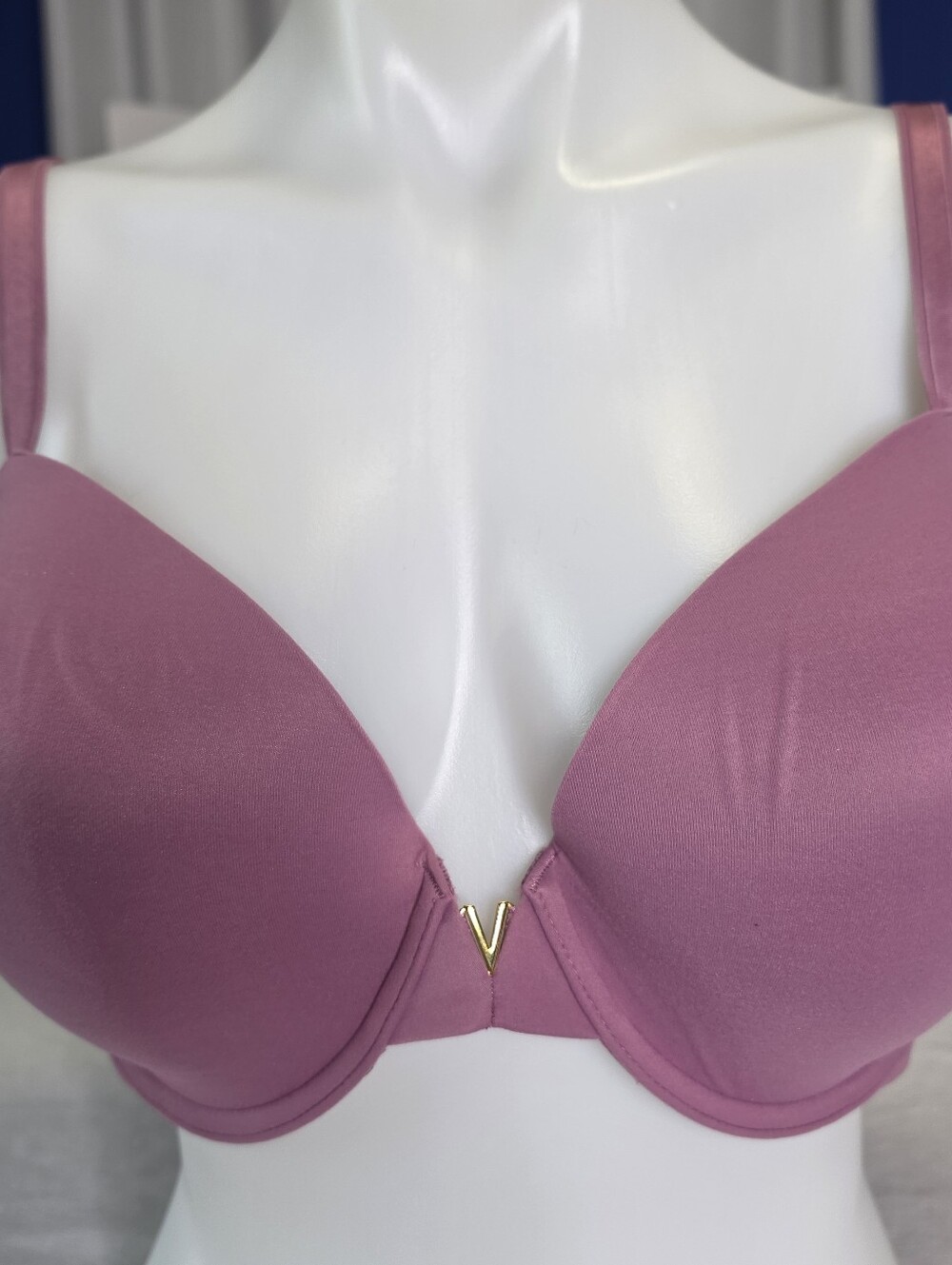 Victoria's Secret Love Cloud Convertible Lined Demi Bra 36DDD Mauve Gold V